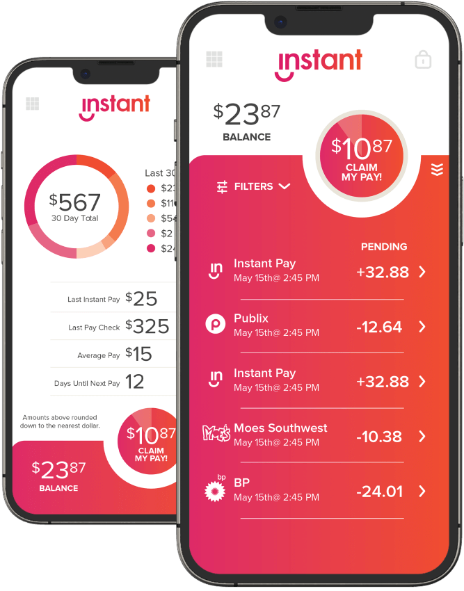 Instant Pay app - earned wage access app