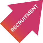 Arrow showing increase in recruitment