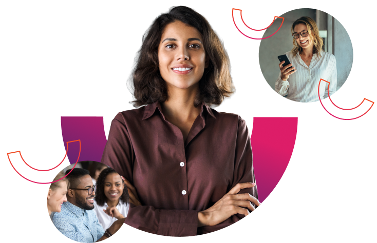 professional woman smiling with arms crossed