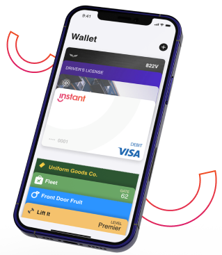 instant digital card in apple wallet
