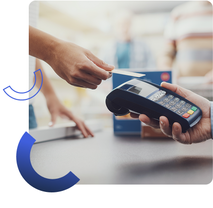 hand paying digitally with card