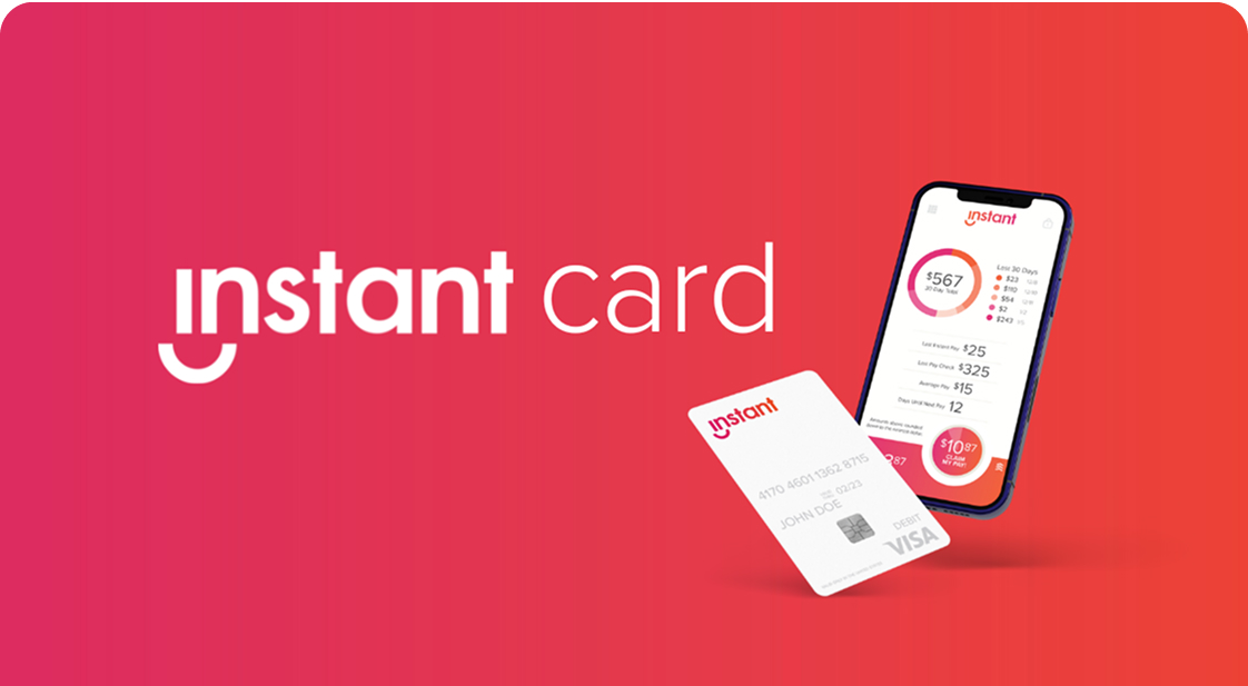instant card and instant app on phone screen